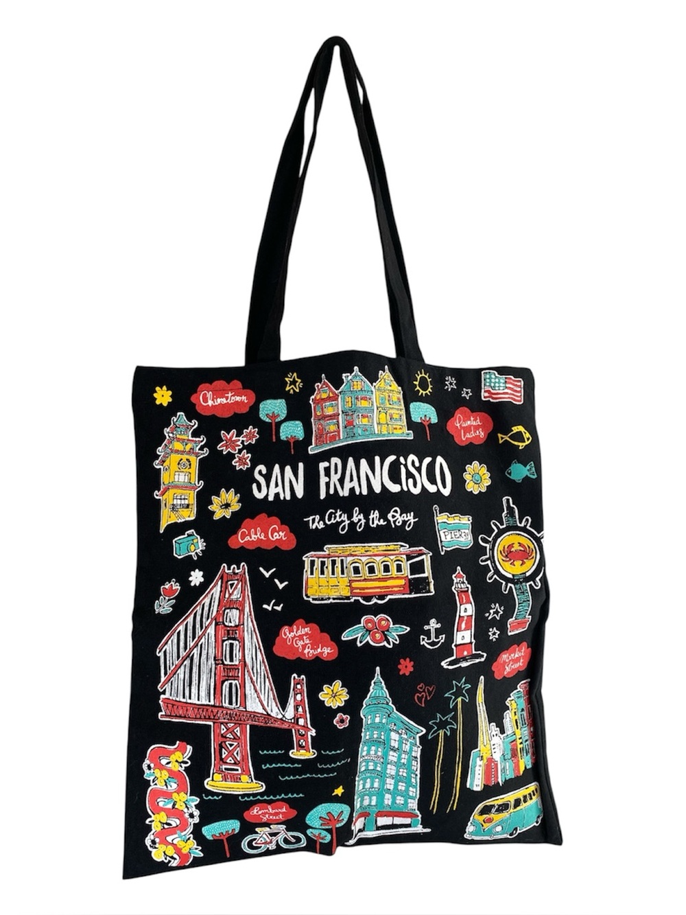 SAN FRANCISCO Colorful Tote Bag